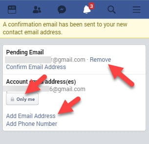add-facebook-email-address