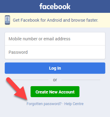 forgotton-facebook-password