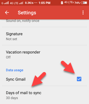 gmail-sync-settings