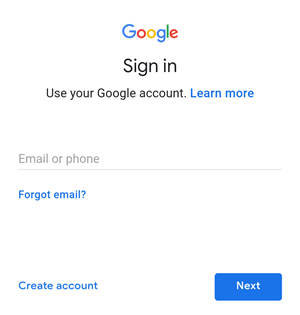 login-google-account