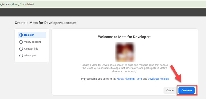 create-a-meta-account-for-developers-register